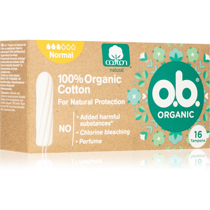 o.b. Organic Normal tamponok 16 db-Ár