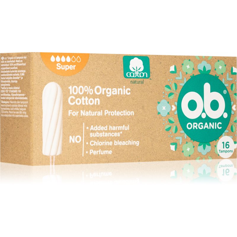 o.b. Organic Super tamponok 16 db-Ár