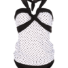 petit amour Tankini 'AMELIE'  fekete / fehér-Hungary