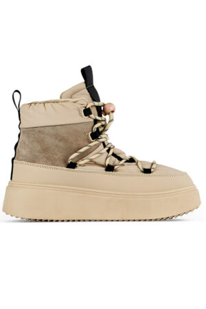 primohurt Beige snow boots with a cuff