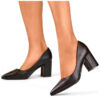 primohurt Black classic low-heeled pumps