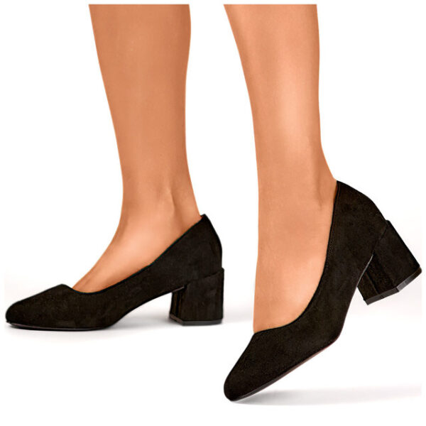 primohurt Suede low-heeled pumps