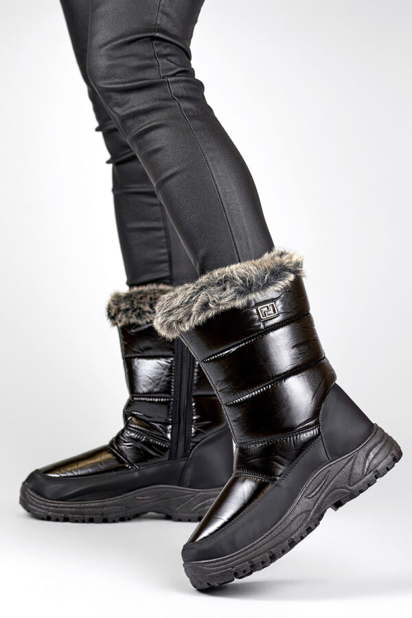 primohurt Women's white high snow boots