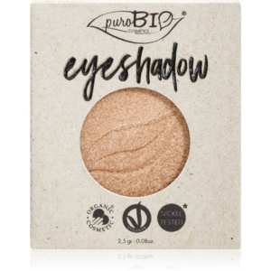 puroBIO Cosmetics Compact Eyeshadows szemhéjfesték utántöltő árnyalat 01 Sparkling Wine 2