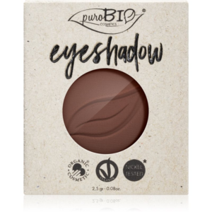 puroBIO Cosmetics Compact Eyeshadows szemhéjfesték utántöltő árnyalat 03 Brown 2
