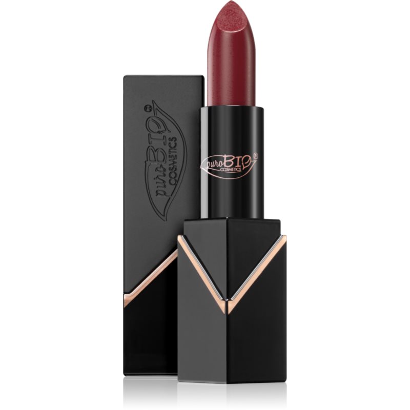 puroBIO Cosmetics Creamy Matte krémes rúzs árnyalat 101 Rosa Nude 4