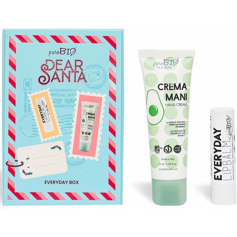 puroBIO Cosmetics Dear Santa Everyday Box ajándékszett 2 db