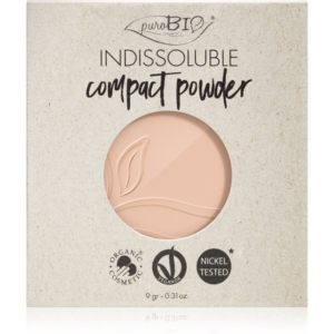 puroBIO Cosmetics Indissouble kompakt púder utántöltő árnyalat 01 9 g
