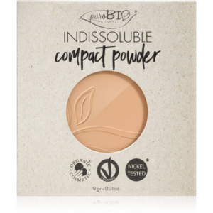 puroBIO Cosmetics Indissouble kompakt púder utántöltő árnyalat 03 9 g