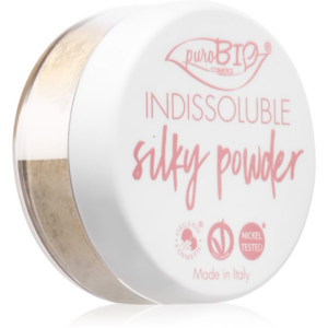 puroBIO Cosmetics Indissouble mattító lágy púder árnyalat 03 Yellowish 8 g