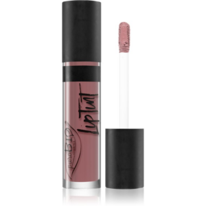puroBIO Cosmetics Lip Tint matt folyékony állagú ajakrúzs árnyalat 04 Cold Pink 4