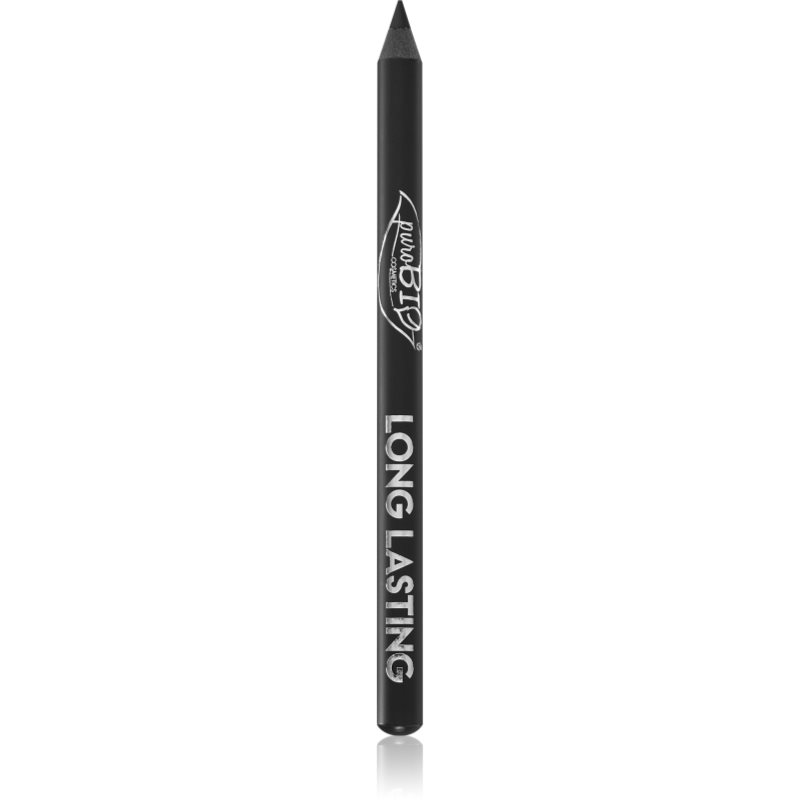 puroBIO Cosmetics Long Lasting Eyeliner tartós szemceruza árnyalat Black 1