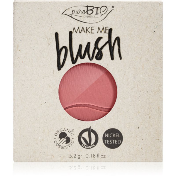 puroBIO Cosmetics Long-lasting Blush Refill hosszantartó arcpír töltelék 5
