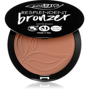 puroBIO Cosmetics Resplendent bronzosító matt hatással árnyalat 03 Beige Brown 9 g
