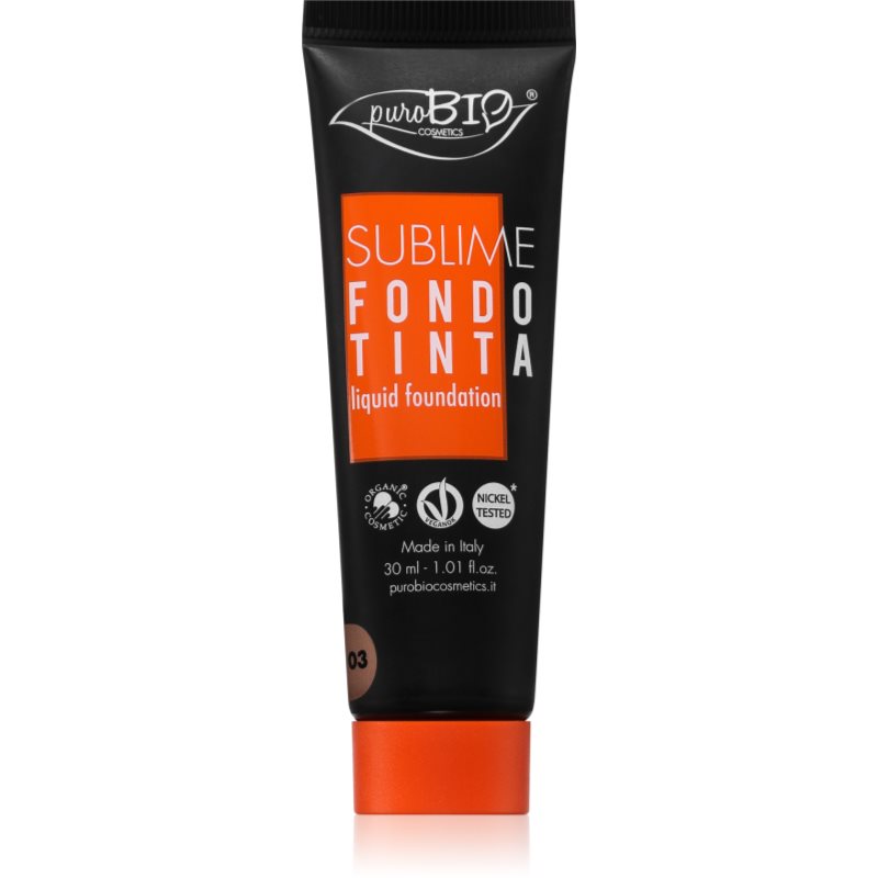 puroBIO Cosmetics Sublime folyékony make-up árnyalat 03 30 ml-ár