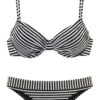 s.Oliver Bikini  fekete / fehér-hu