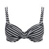 s.Oliver Bikini felső 'Hill'  fekete / fehér