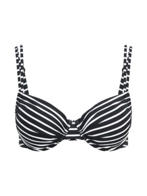 s.Oliver Bikini felső 'Hill'  fekete / fehér