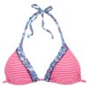 s.Oliver Bikini felső 'Jill'  égkék / világoskék / málna / fehér