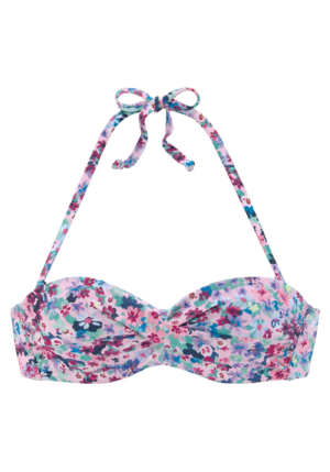 s.Oliver Bikini felső  kék / sötétkék / világoslila / rózsaszín-Hungary