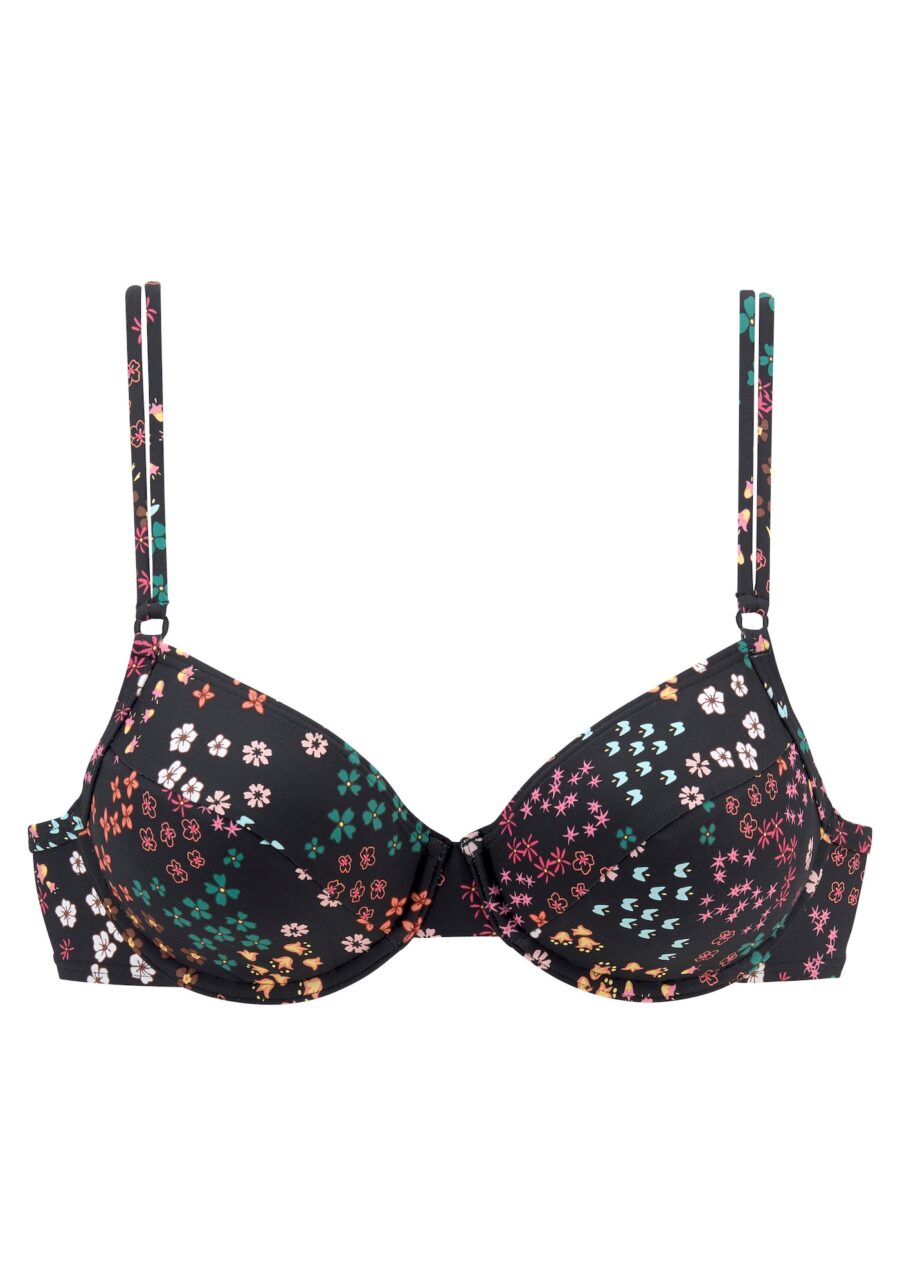 s.Oliver Bikini felső  vegyes színek / fekete-hu