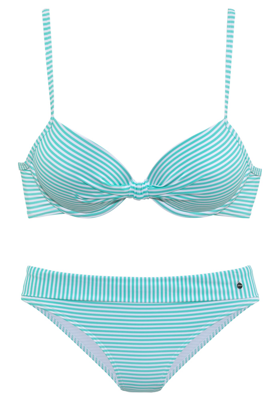 s.Oliver Bikini  menta / fehér-Hungary