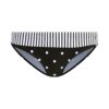 s.Oliver Bikini nadrágok 'Audrey'  fekete / fehér