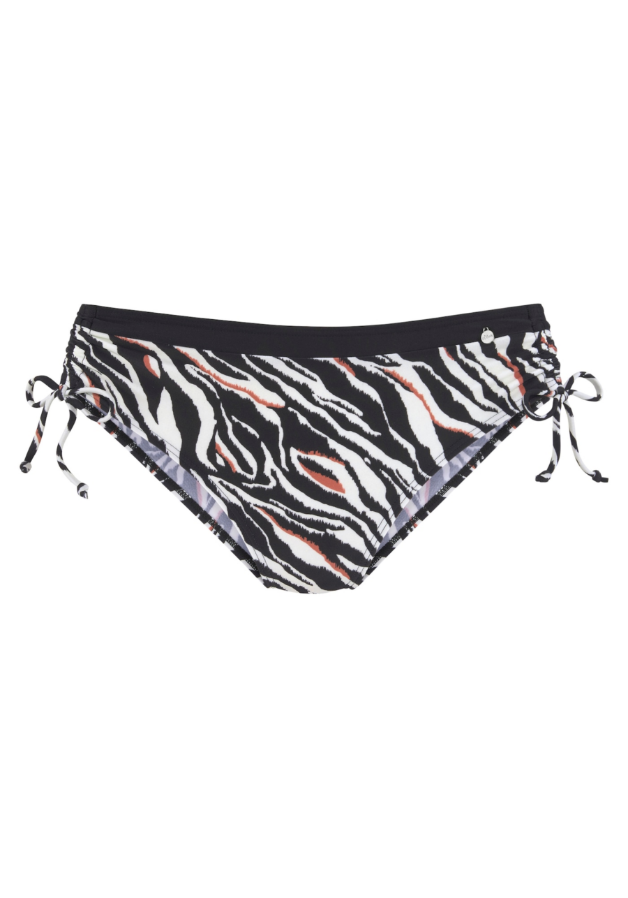 s.Oliver Bikini nadrágok  krém / rozsdabarna / fekete-Hungary