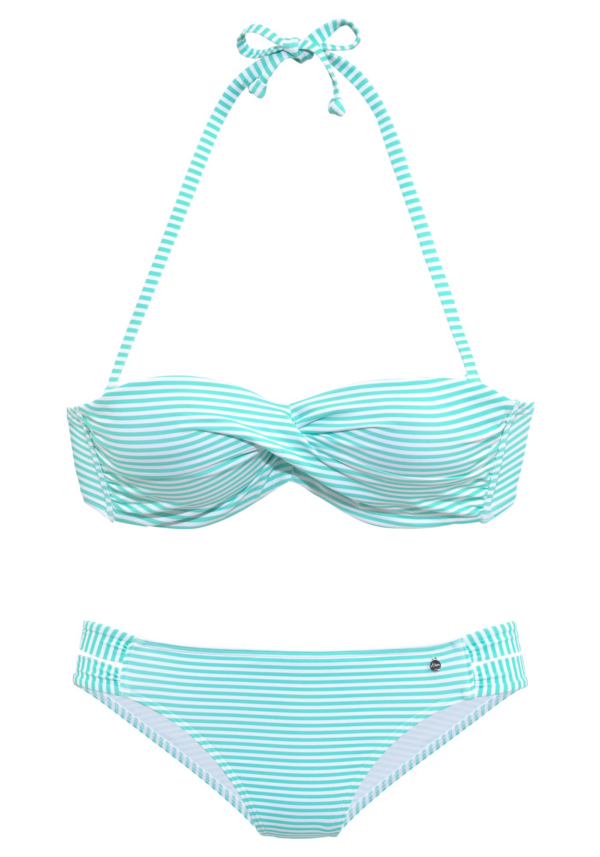 s.Oliver Bikini  türkiz / fehér-Hungary