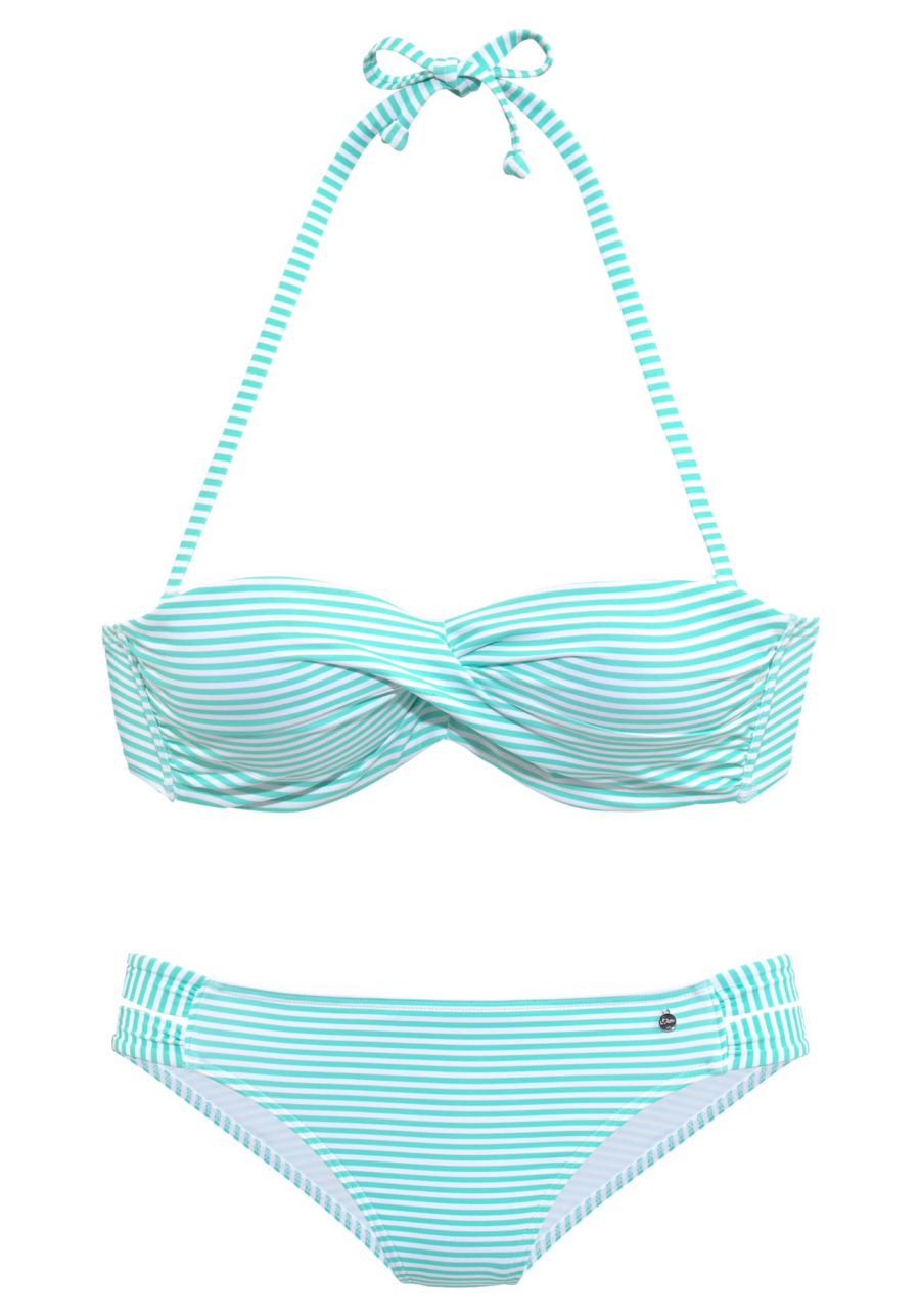 s.Oliver Bikini  türkiz / fehér-Hungary