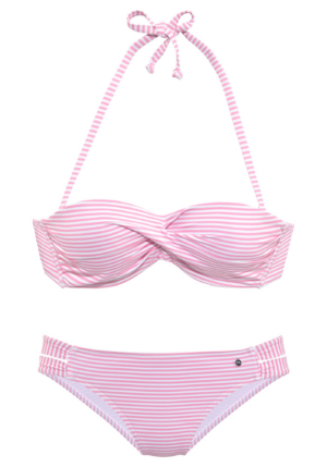 s.Oliver Bikini  világos-rózsaszín / fehér-Hungary