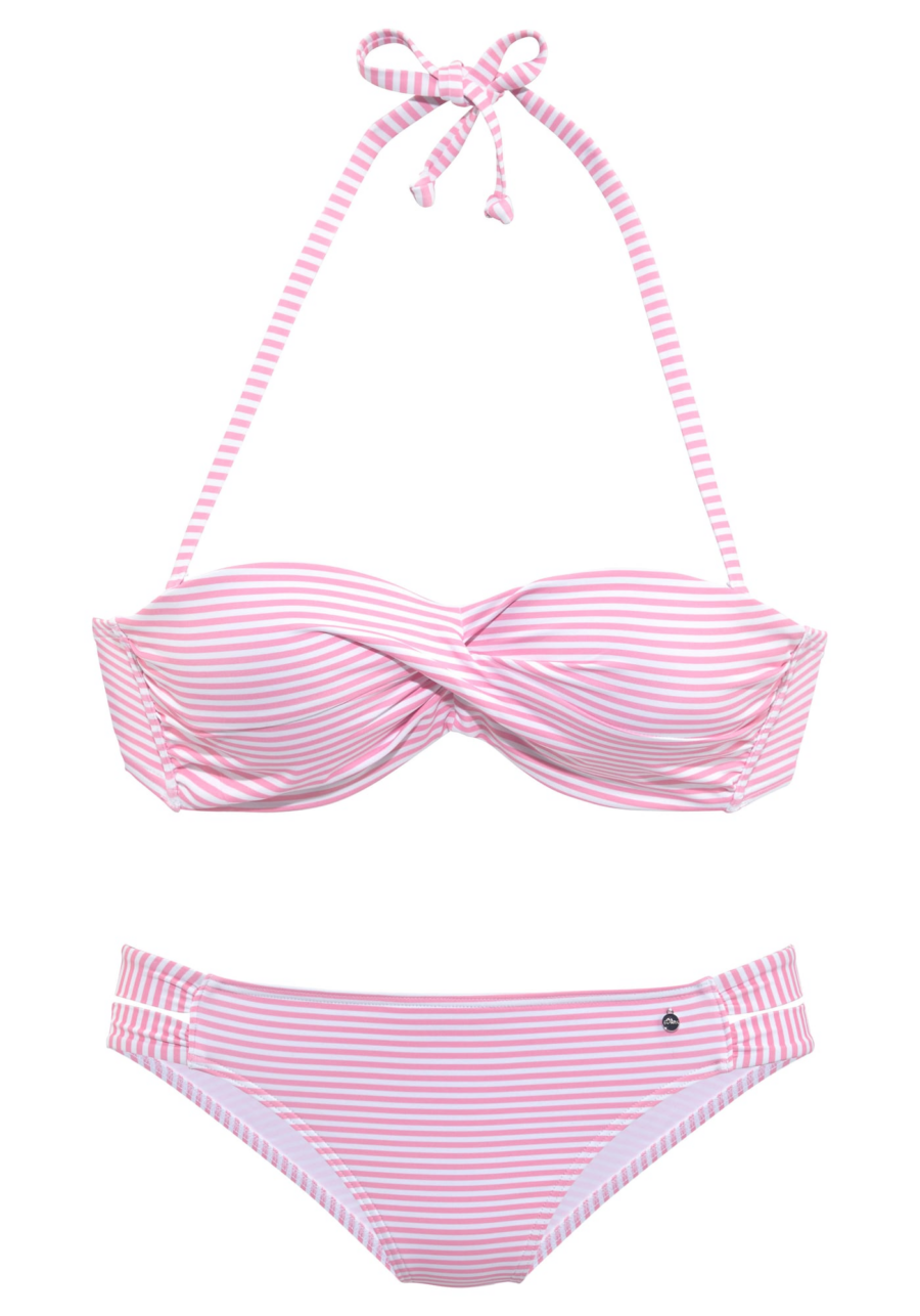s.Oliver Bikini  világos-rózsaszín / fehér-Hungary