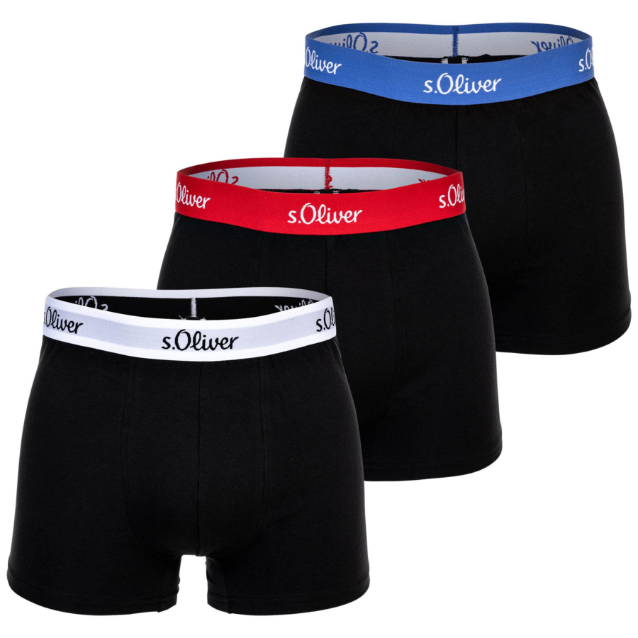 s.Oliver Boxeralsók  kék / tűzpiros / fekete / fehér-Hungary