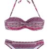 s.Oliver Bikini  bézs / benzin / málna / világos-rózsaszín / gyöngyház-fehér