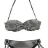 s.Oliver Bikini  fekete / fehér