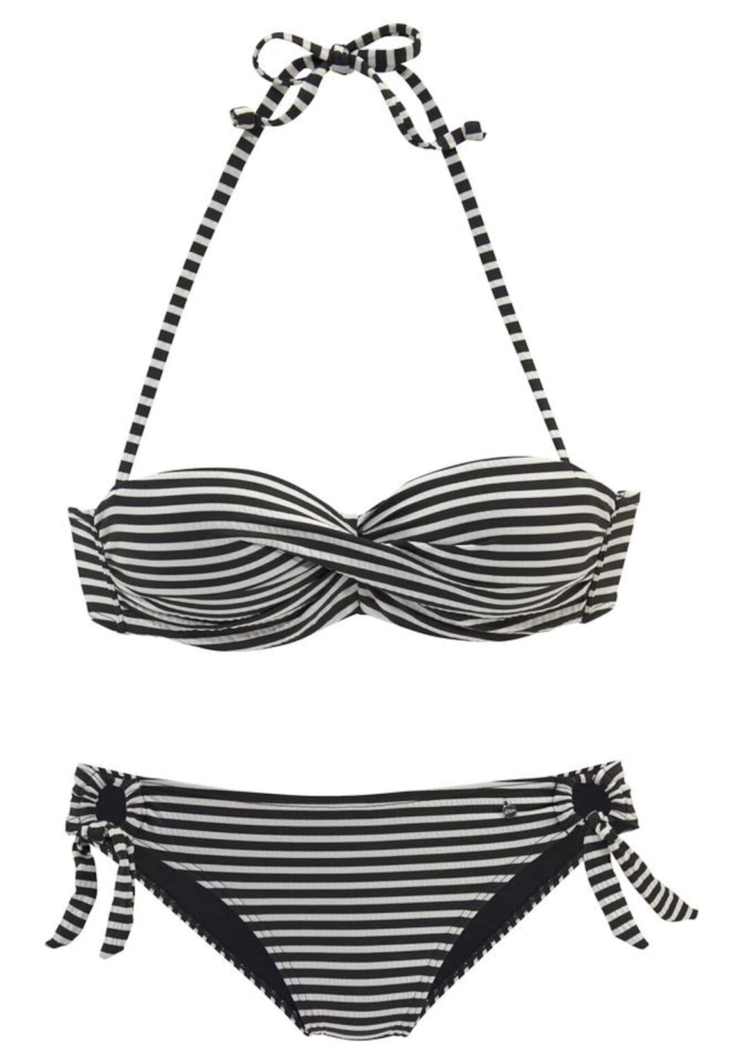 s.Oliver Bikini  fekete / fehér