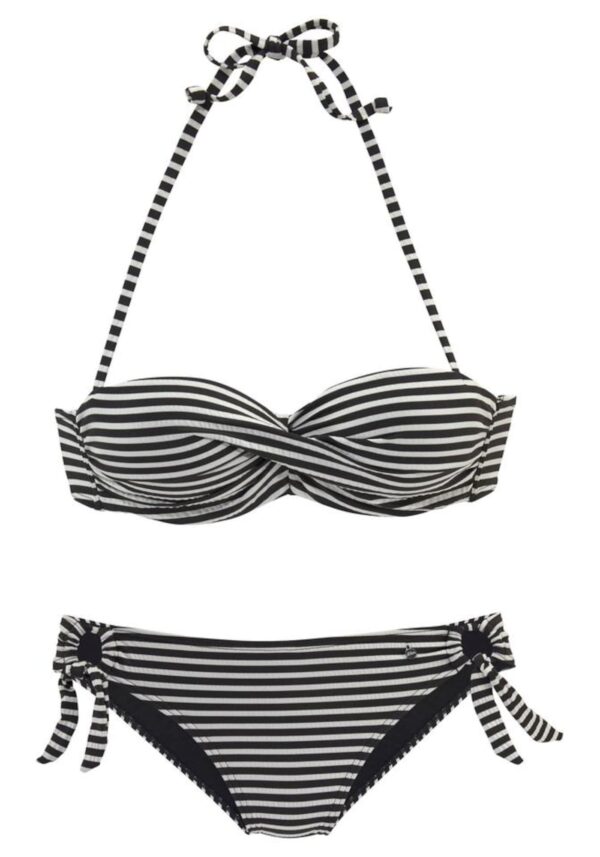 s.Oliver Bikini  fekete / fehér