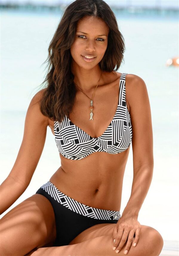 s.Oliver Bikini  fekete / fehér