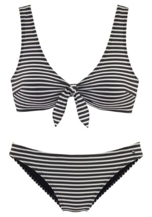 s.Oliver Bikini  fekete / fehér-hu