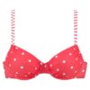 s.Oliver Bikini felső 'Audrey'  piros / fehér