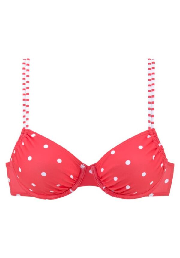 s.Oliver Bikini felső 'Audrey'  piros / fehér