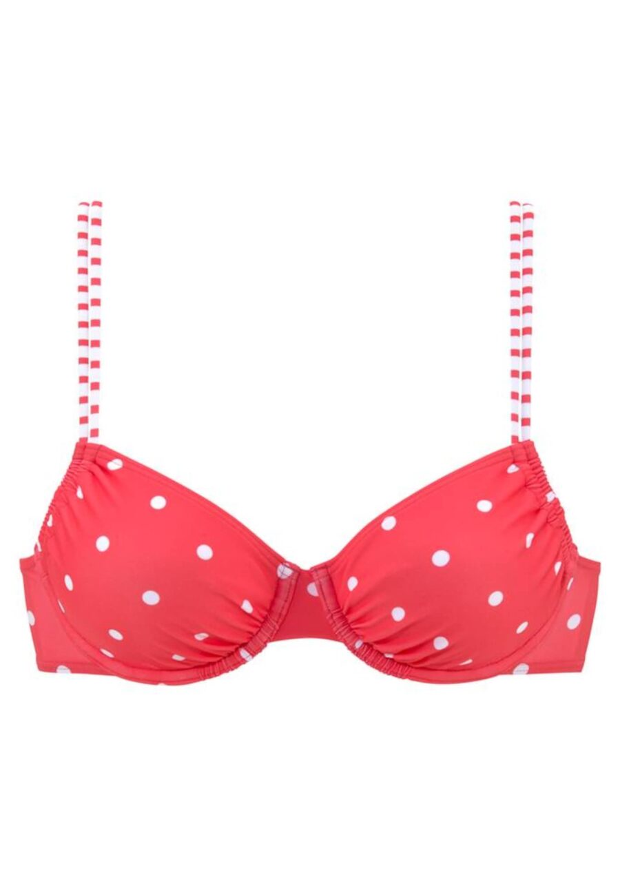 s.Oliver Bikini felső 'Audrey'  piros / fehér