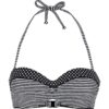 s.Oliver Bikini felső 'Avni'  fekete / fehér