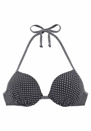 s.Oliver Bikini felső 'Avni'  fekete / fehér