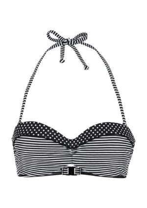 s.Oliver Bikini felső 'Avni'  fekete / fehér