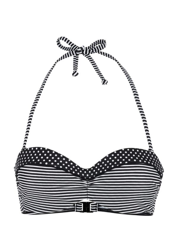 s.Oliver Bikini felső 'Avni'  fekete / fehér
