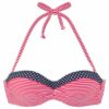 s.Oliver Bikini felső 'Avni'  sötétkék / piros / fehér