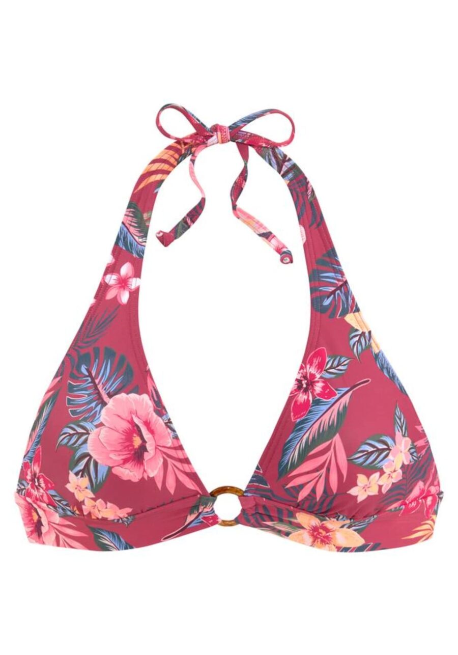 s.Oliver Bikini felső  bézs / kék / rózsaszín-hu