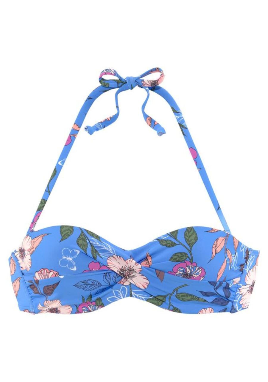 s.Oliver Bikini felső  bézs / kék / sötétzöld / narancs / rózsaszín-hu