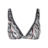 s.Oliver Bikini felső  rozsdabarna / fekete / fehér-Hungary